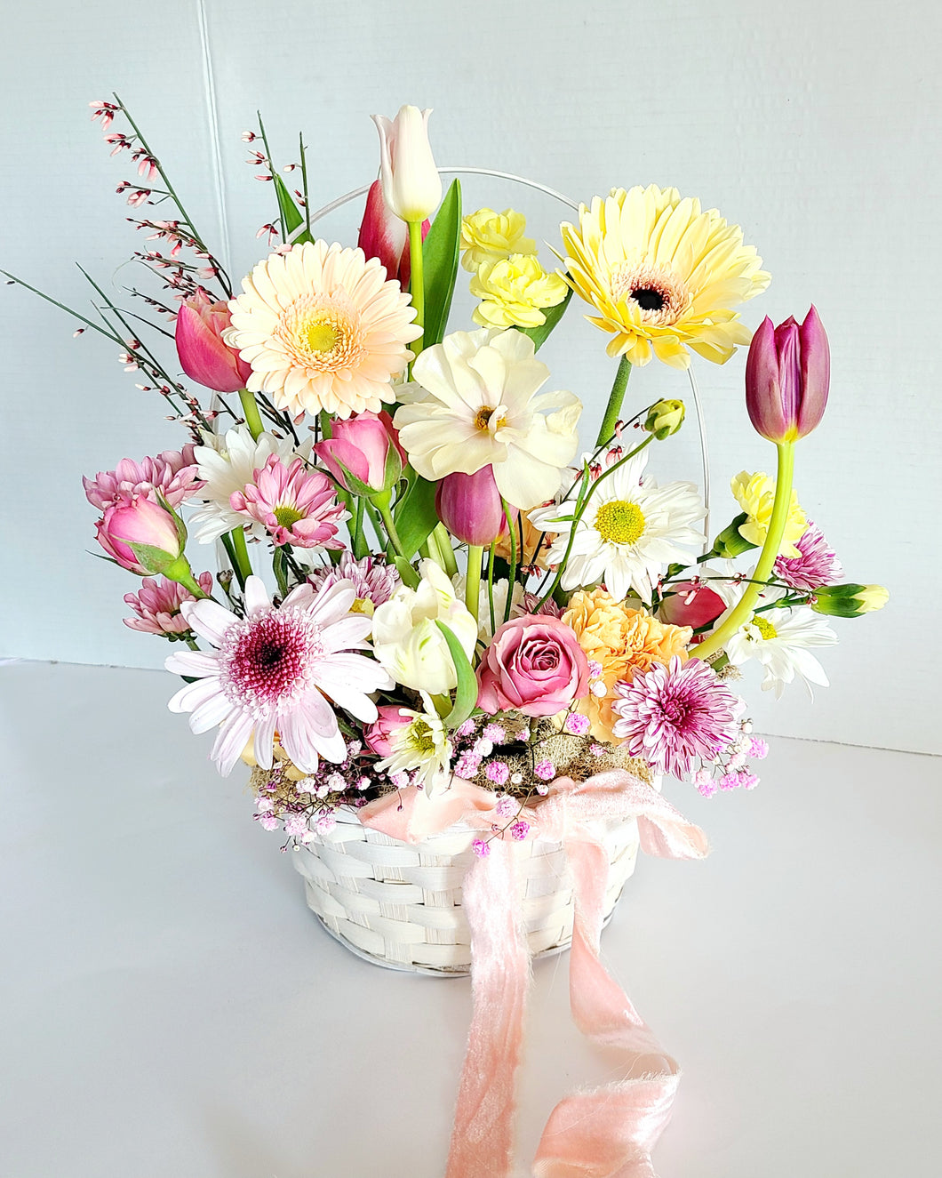 Large Easter Basket of Blooms